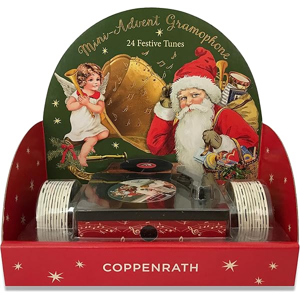 COPPENRATH 蓄音機型 ミュージカルアドベントカレンダー　グラモフォン Amazon.com: Coppenrath Unique Vintage Musical Gramophone