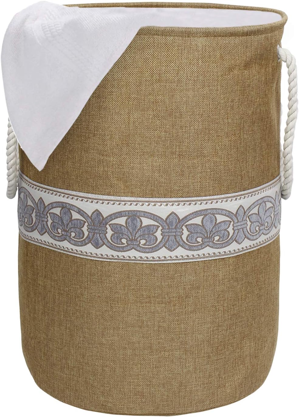 HomeStorie® Foldable Cloth Laundry Bag Hamper, Large 60-LTR