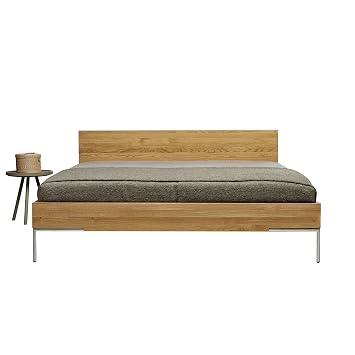 2time Bett Eiche Massiv Geölt 180 X 200 Cm Amazonde Küche Haushalt