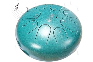 APLUSH Rain Drum for Outside Garden,6 Inches 8 Notes Chakra Drum for Rain Outdoor, Drum Rain Chime Waterproof,Rain Drum for G