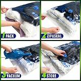 STORAGE MASTER Space Saver Bags 9 Small Vacuum Storage Bags 80% Space view 4