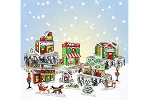 Design Works Crafts Christmas Village Plastic Canvas Kit