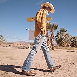 Lumeheel Cowboy Boots for Men - Western Square Toe