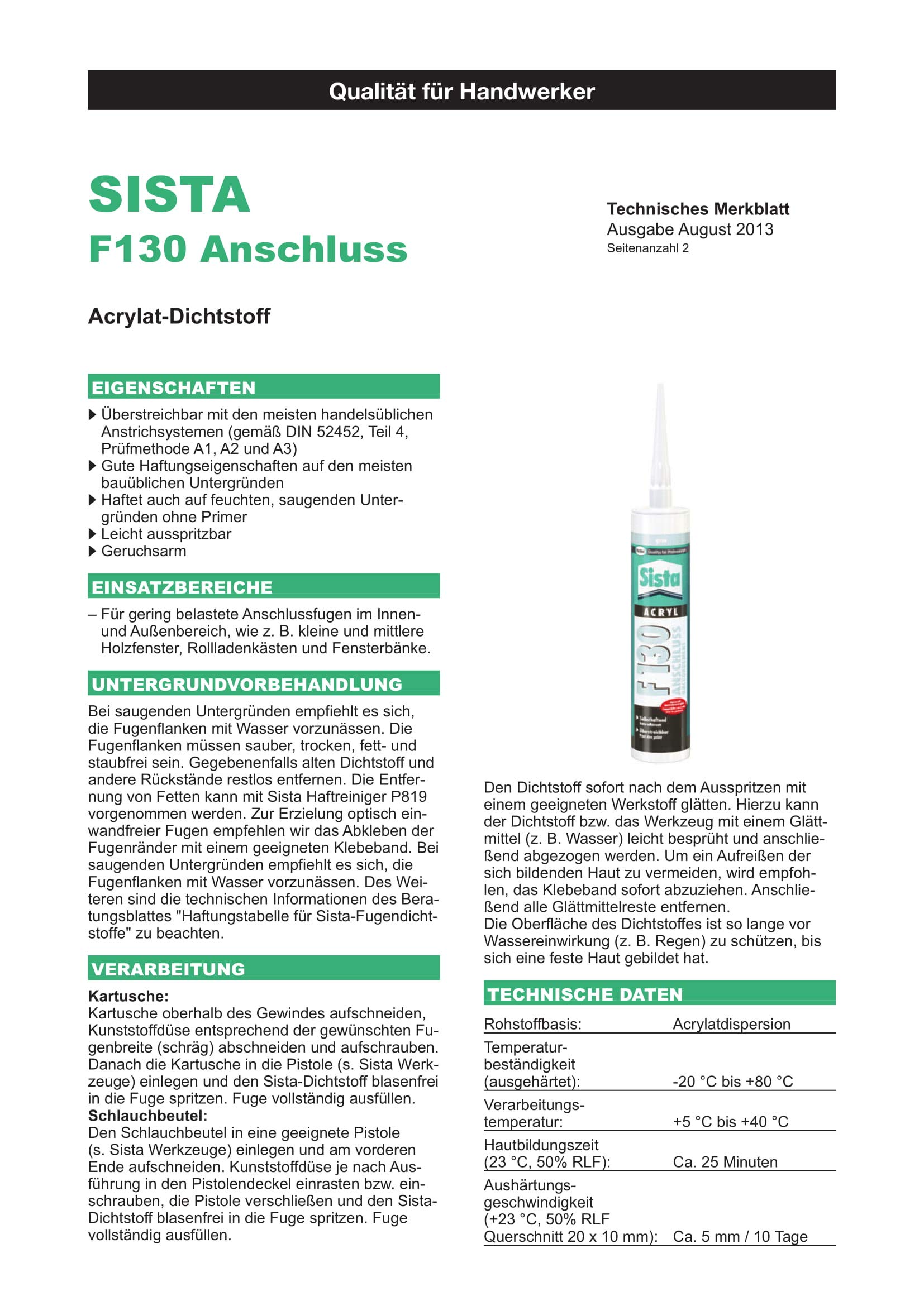 Henkel Sista F130 (12 Stück) 2
