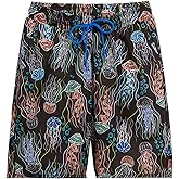 TomboyX Swim 9" Lined Board Shorts, Bathing Suit Athletic Sports Bottom Mid-Rise Trunks, UPF 50 Sun Protection, (XS-6X)