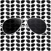 Mepase 100 Pack Polarized Sunglasses Bulk for Men Women Black Military Style Driving Pilot Sun Glasses UV Proof Sunglasses Party