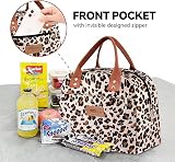 HOMESPON Insulated Lunch Bag Leopard Pattern Large Capacity 29x21x16.5 cm view 2