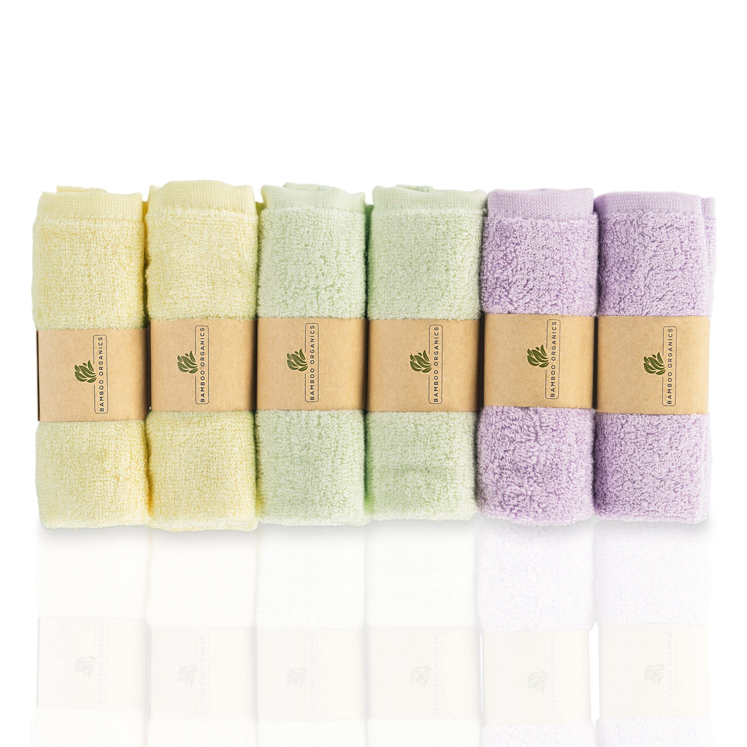 Photo 1 of Bamboo Organics 100% Rayon from Bamboo Baby Washcloths Soft Baby Wipes