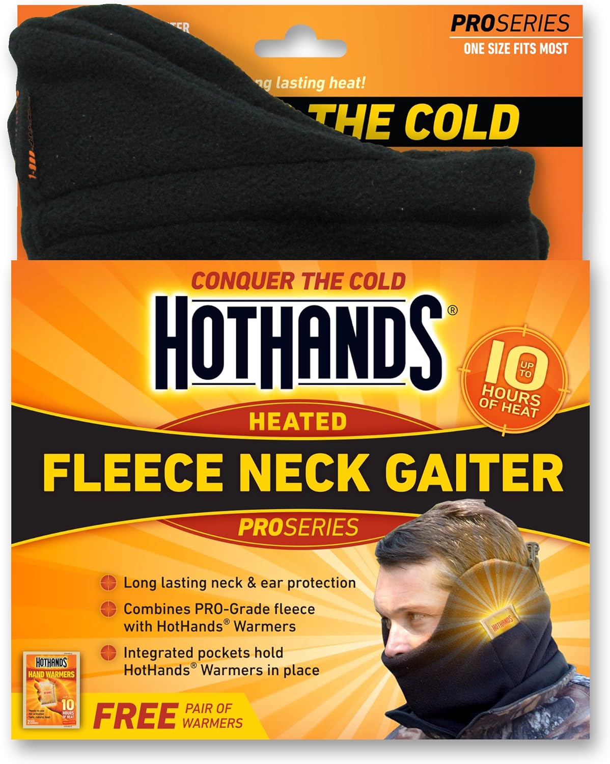 HotHands Heated Fleece Neck Gaiter: Clothing
