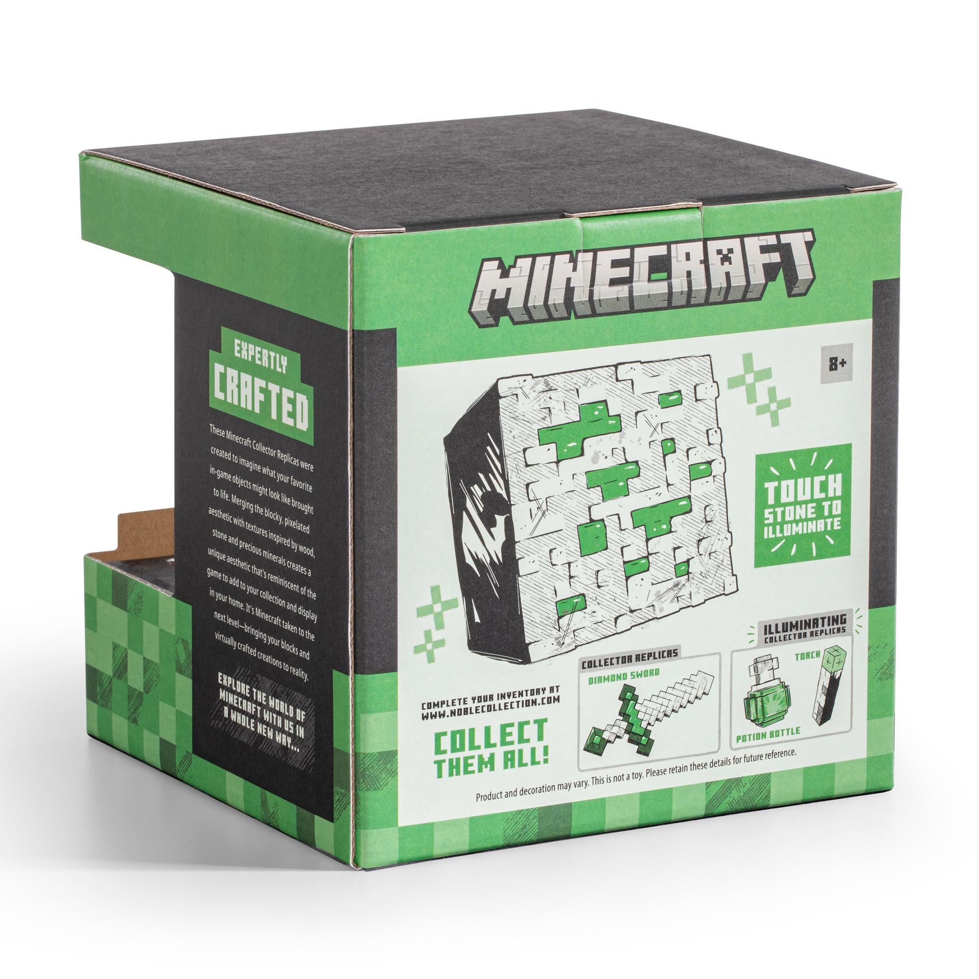 The Noble Collection Minecraft Diamond Ore illuminating Collector Replica