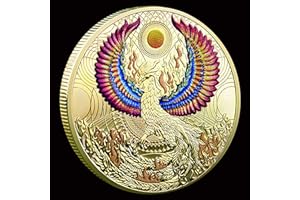 CYOUNG Phoenix from The Ashes Chinese Zodiac Lucky Coin - Harness Luck and Harmony