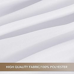 sancua White Tablecloths for 8 Foot Rectangle