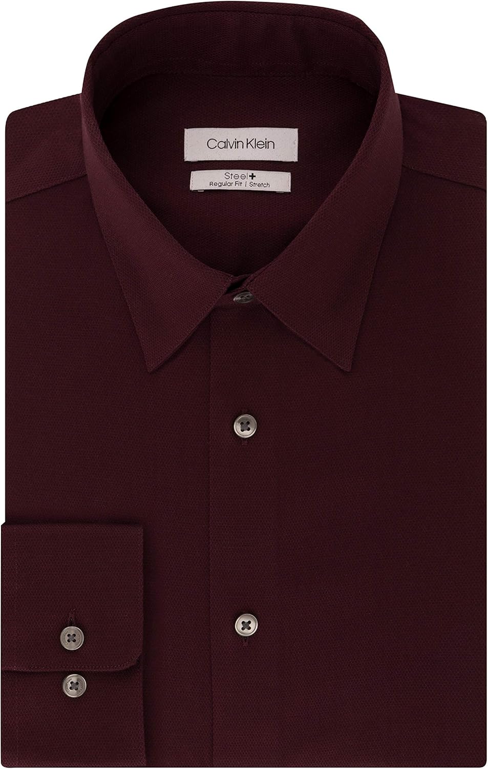 Calvin Klein Men's Dress Shirt Regular Fit Non Iron Stretch Solid at  Men’s Clothing store