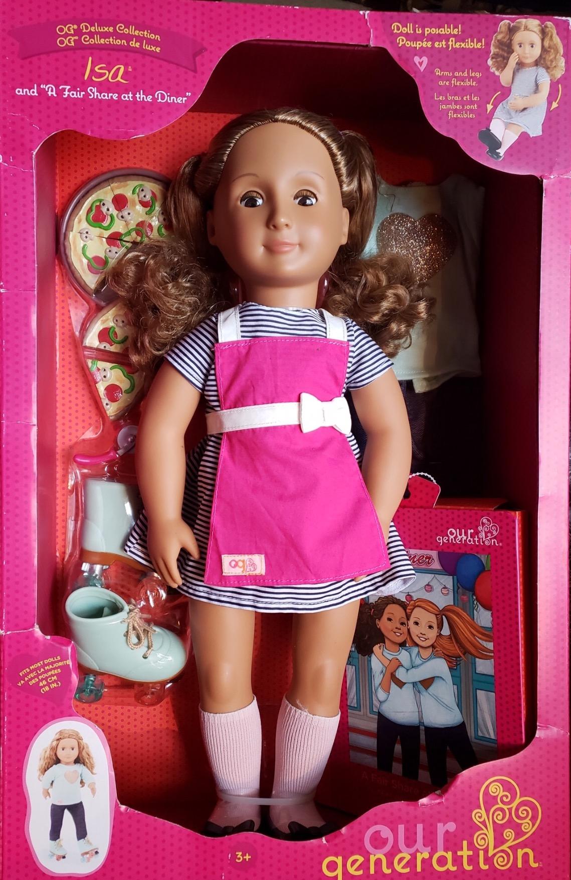 10/mo Finance Our Generation Dolls Isa 18" Deluxe Doll Book Buy