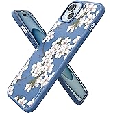 Smartish® iPhone 15 Plus Magnetic Case - Gripmunk Compatible with MagSafe [Lightweight + Protective] Slim/Thin Grip Cover with Microfiber Lining for Apple iPhone 15 Plus - Very Cherry Blossom