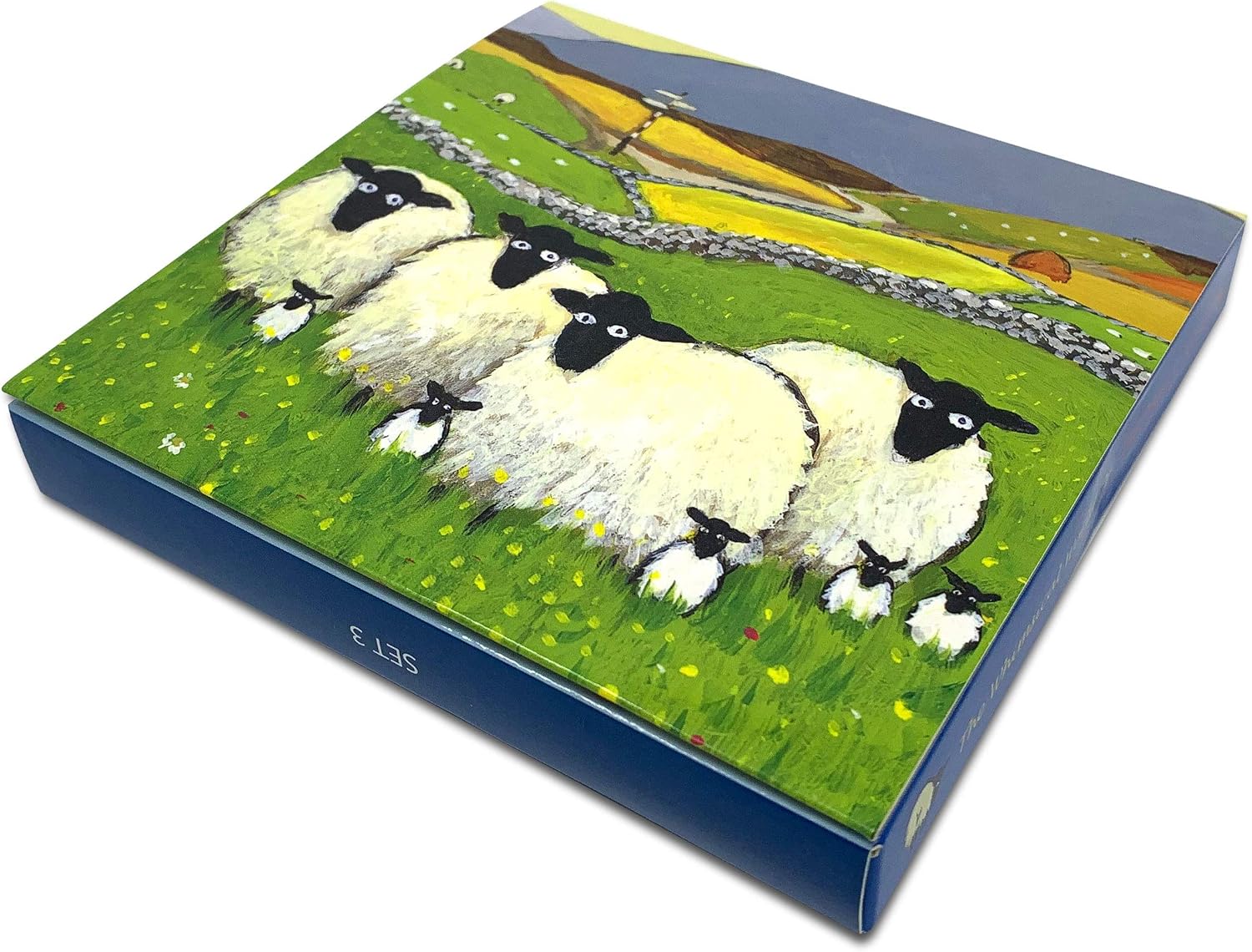 Whimsical World of Thomas Joseph Greeting Cards, 10 Sheep Notelets with envelopes, All Occasion Blank Cards, Thankyou Card - Image 3