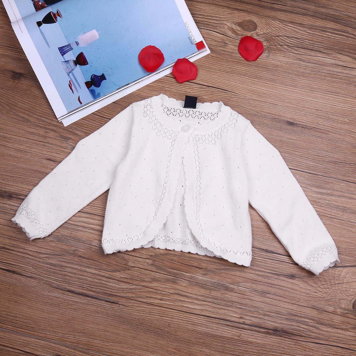 Tiaobug Bebe Fille Bolero Bapteme Mariage Gilet A Manches Longues Tricot Veste Dentelle Haut Demoiselle Dhonneur Princesse Blanc Cape Manteau 6 24 Mois Pulls Et Gilets Bebe Puericulture Agri Khoramdareh Ir