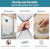 YANGTE Fly Screens for Windows 4 Pack 130x150 cm with 4 Rolls Velcro Tape view 5
