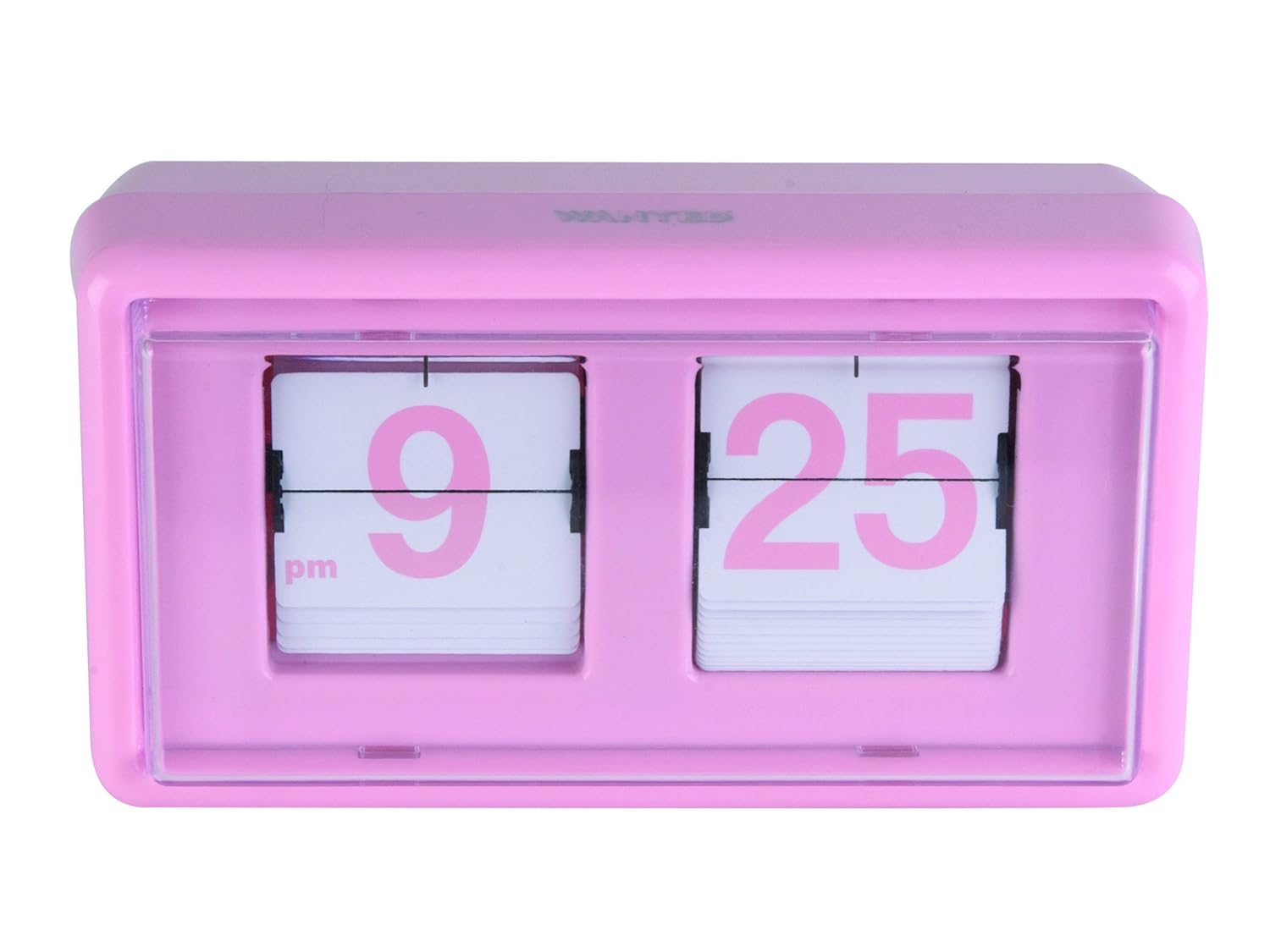 Wanted Flip Clock Back 2 School Pink Amazon.co.uk Kitchen & Home