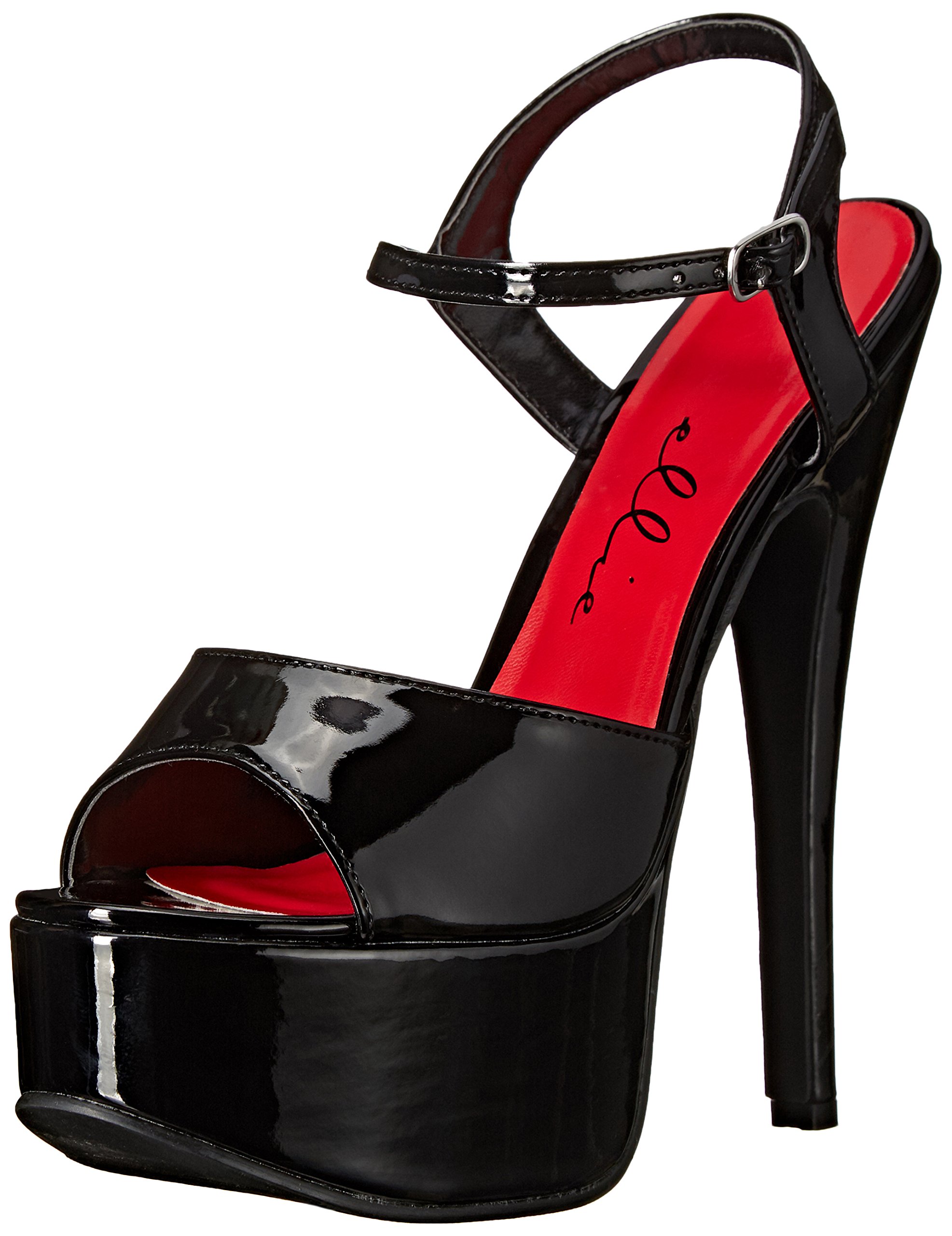 Ellie Shoes Women’s 652-JULIET, Black, 8 B US, 652-JULIET