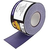 Dura-Gold Premium 180 Grit Purple Film Ceramic Longboard Sandpaper, 2-3/4" Wide Continuous 12 Yard Roll - Hook & Loop Backing for Auto & Woodworking Air File Long Board Sanders, Hand Sanding Blocks