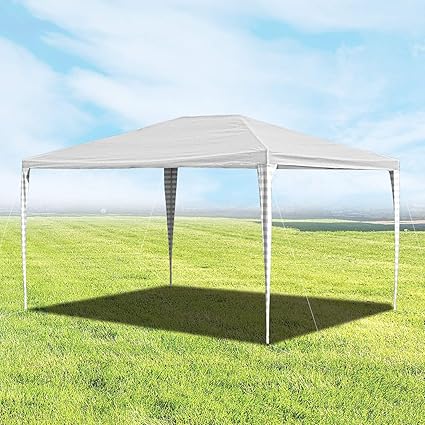 wolketon Allzweck Partyzelt atmungsaktiv Pavillion Gartenzelt Weiß Gartenpavillon für Garten Terrasse Feier Markt als Unterst