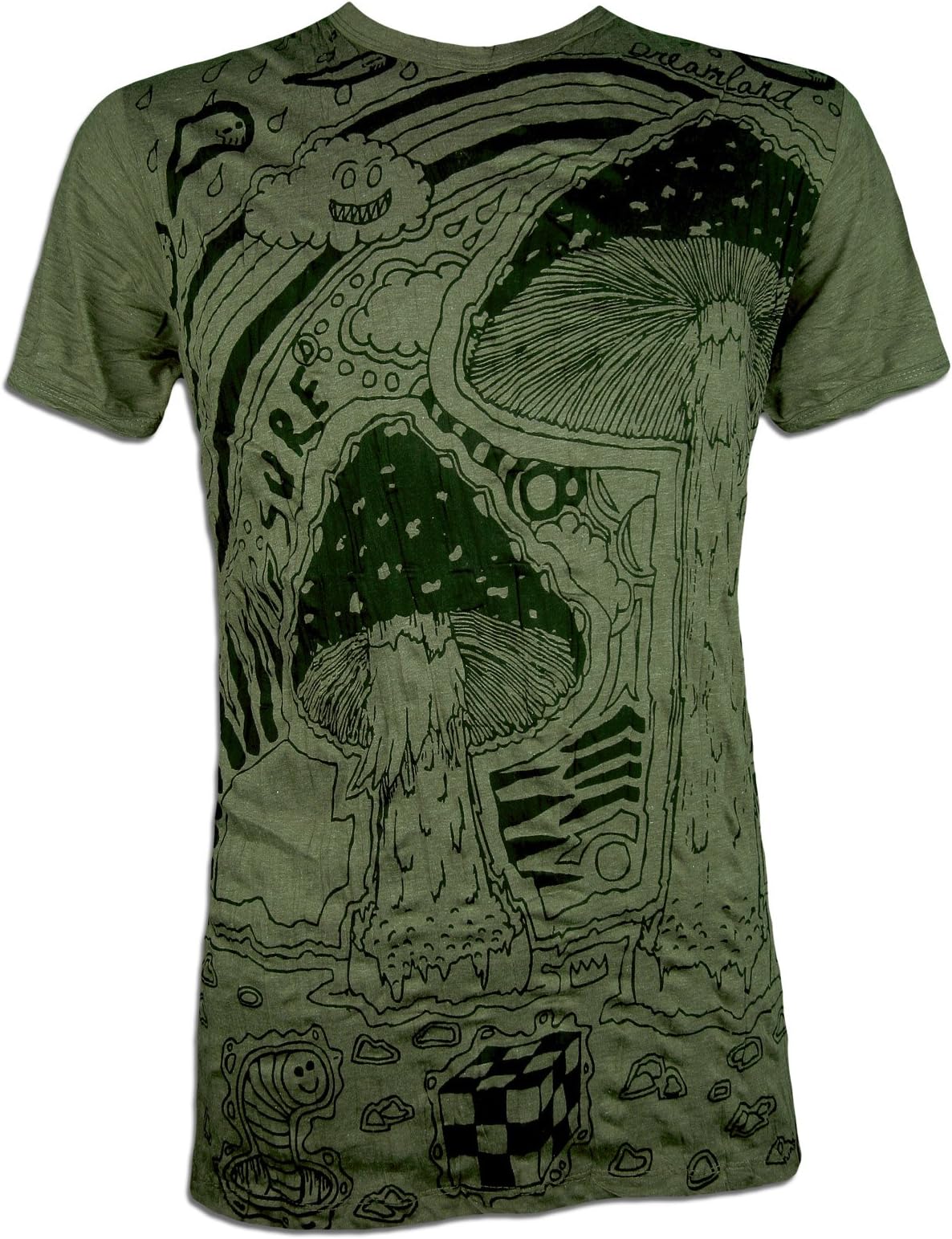 Sure Men´s T-Shirt - Mushroom Dreamland Psychedelic Art