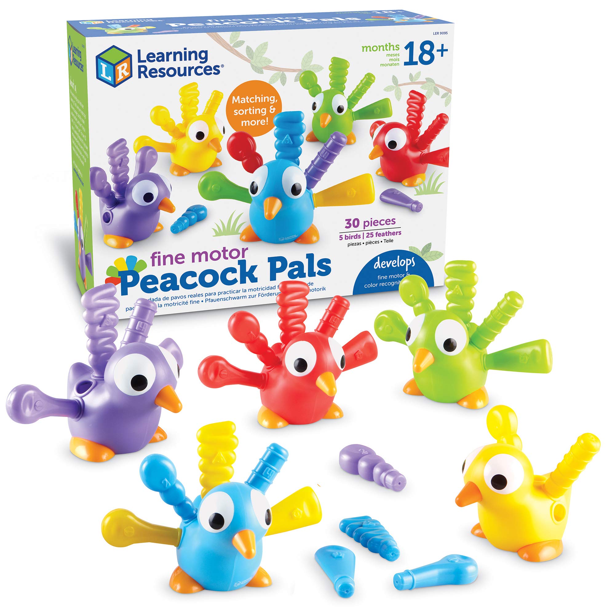 Learning Resources Fine Motor Peacock Pals