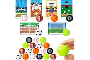 OSNIE 24 Valentines Cards with Fidget Spinners - Exchange Gifts Sports for Kids Mini Tennis Basketball Soccer Football Fidget Spinners Classroom Prizes Birthday Valentine’s Day Party Favors for Boys