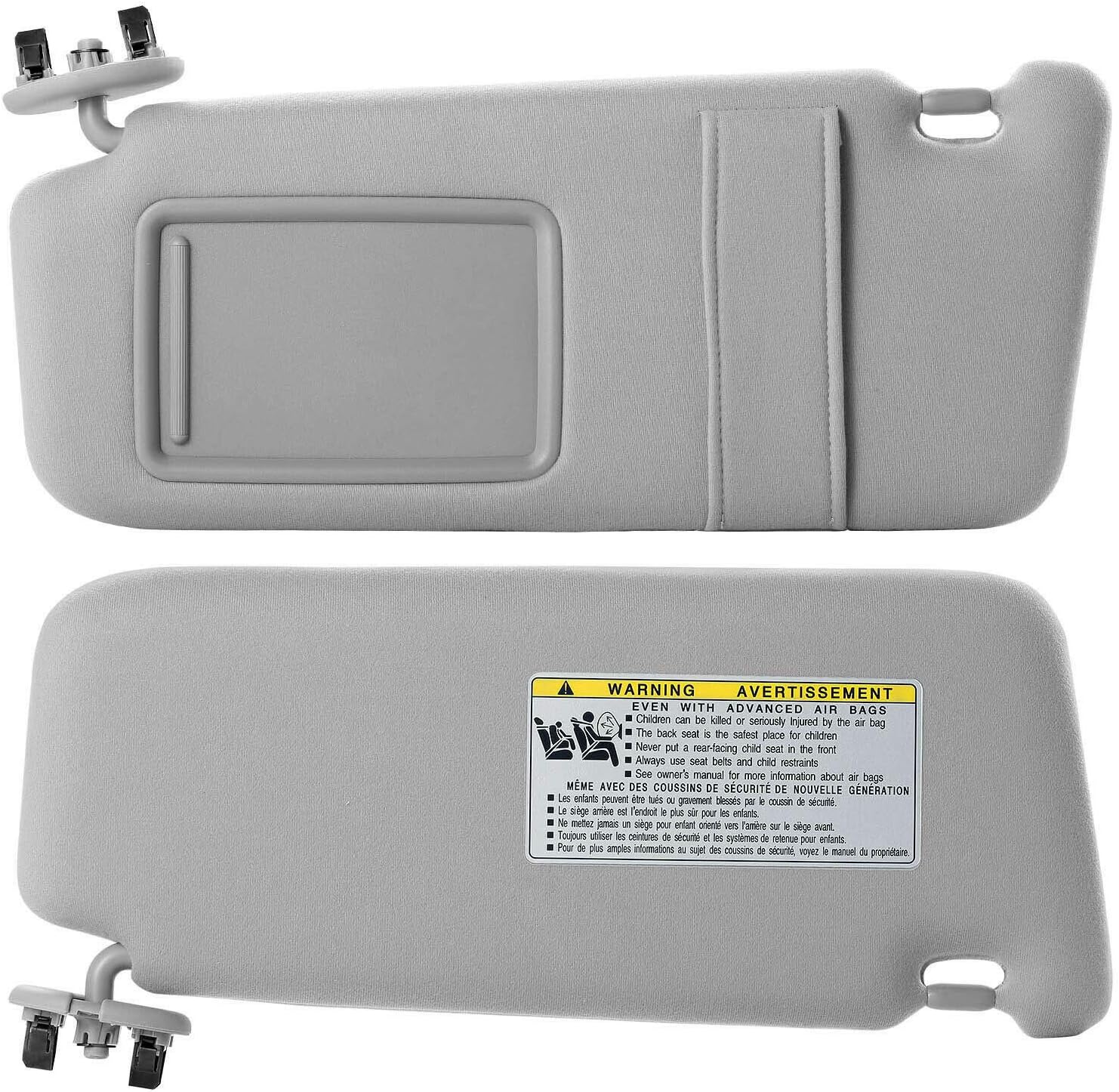 Anumit Sun Visor for Toyota Camry, Left Driver Side Windshield Sun Visor Mirror