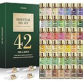 FUHITIM Essential Oil Set, Premium Essential Oils Gift Set 42x5 ML (0.17oz) | DIY Candle and Soap Making, Aromatherapy Essential Oils