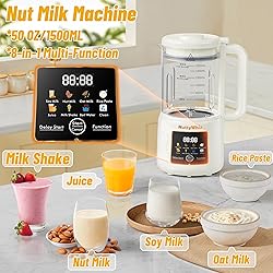 8-in-1 Nut Milk Maker Machine, 12 Blade 50oz