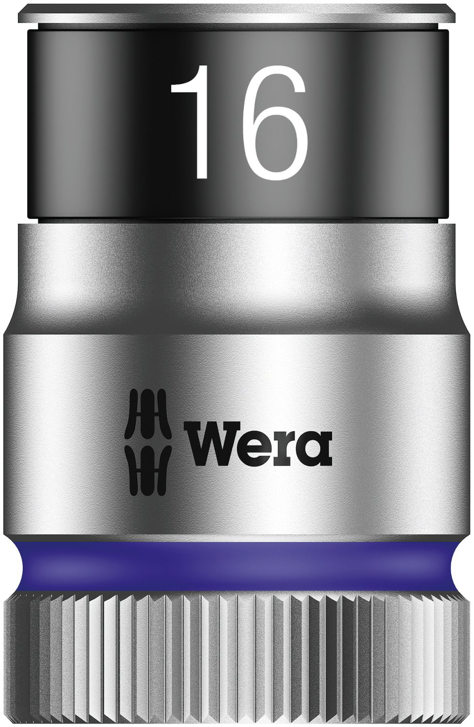 Wera 05003736001 8790 16 mm x 1/2-Inch Drive HMC HF Zyklop Hex Socket with Fastener Holding Function