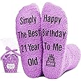HAPPYPOP 21st Birthday Gifts Ideas Socks - Best Gifts for 21 Year Old Woman, 21 Year Old Gifts