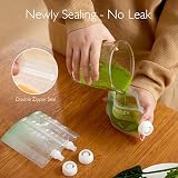 Momcozy Reusable Baby Food Pouches 3.4-4oz 10 Pack BPA Free Dishwasher Safe view 2