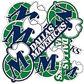 Desert Cactus Dallas Mavericks Sticker NBA Officially Licensed Vinyl Decal Laptop Water Bottle Car Scrapbook (Vintage T2-B)