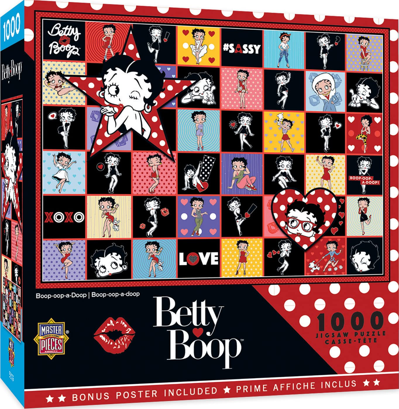 Betty Boop-oop-a-doop 1000pc Jigsaw Puzzle + bonus poster