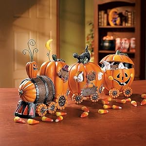 1 X The Pumpkin Express Train - Decorative Accessories