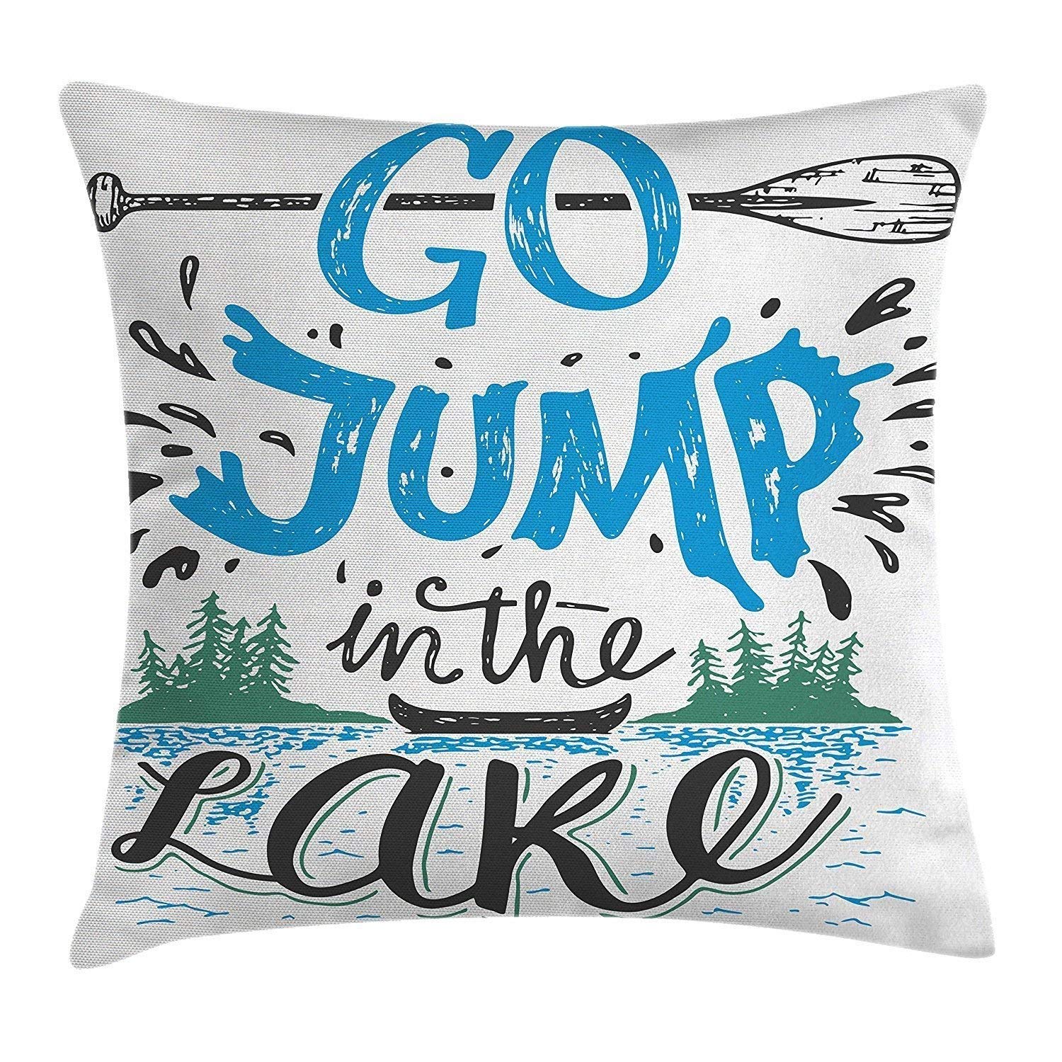 Amazon Com Cabin Decor Throw Pillow Cushion Cover Vintage