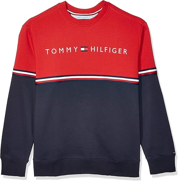 tommy hilfiger navy crew neck