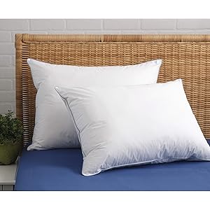 Allied Essentials Serenity Sleep Cooling Pillow, Queen, White