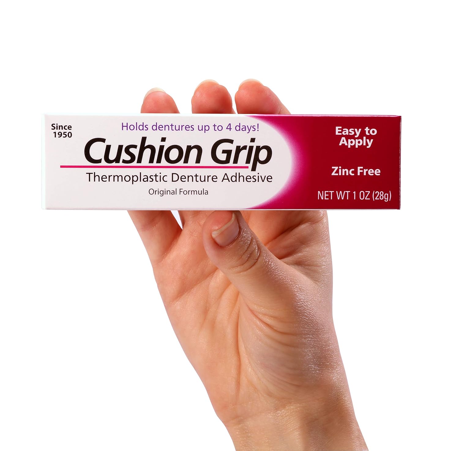 Cushion Grip - a Soft Pliable Thermoplastic for Refitting and Tightening Dentures 1 Oz (28 Grams): Industrial & Scientific