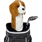Daphne's Headcovers Beagle Driver Headcover | Funny Golf Club Covers | Golf Head Covers for Drivers | Stylish Golf Club Head Covers | Golf Driver Covers | Men&rsquo;s &amp; Women&rsquo;s Driver Headcover