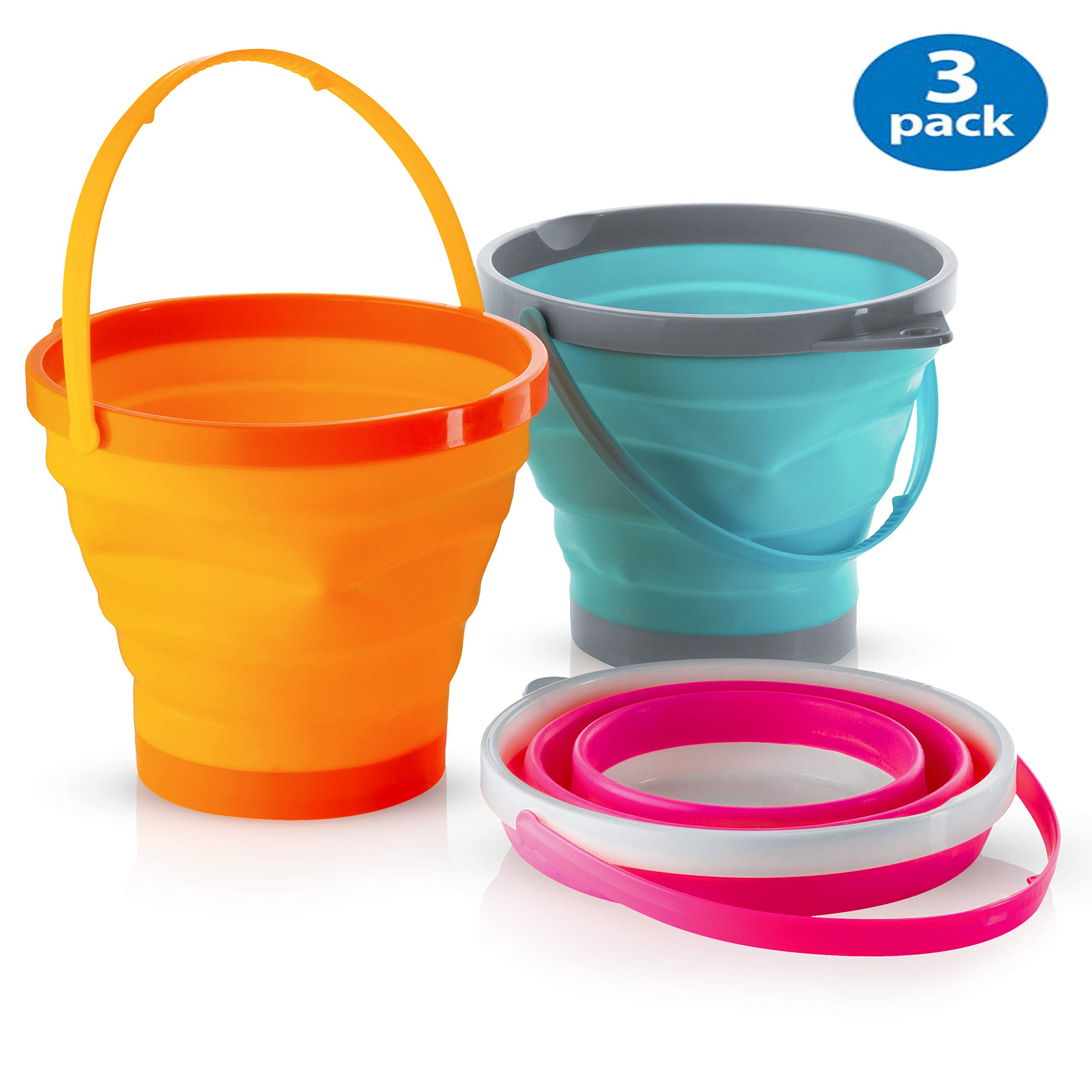 collapsible beach bucket