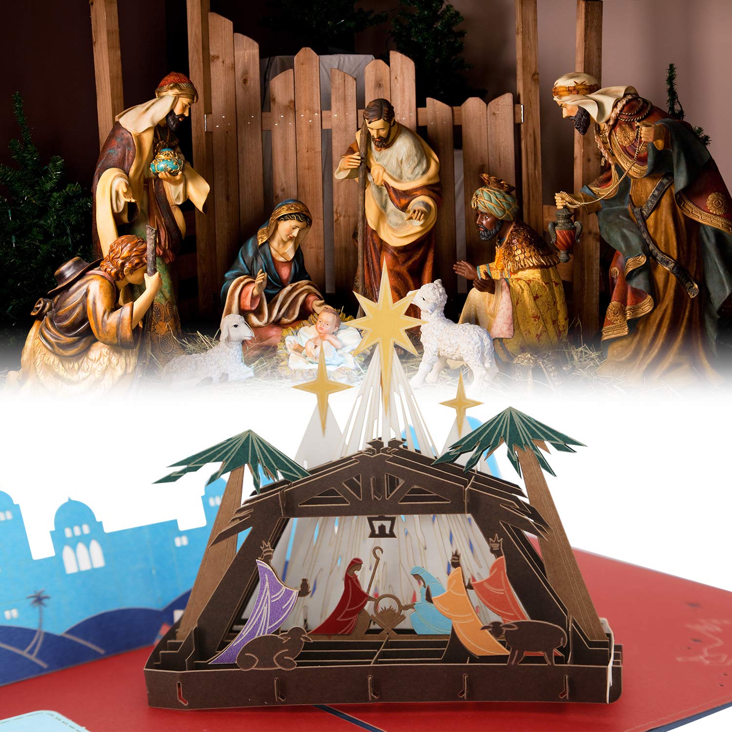 3D Christmas Card - Birth of Jesus - Pop up Cards, Religious, Greeting Card By AITpop - DealXeed