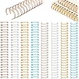 Chengu 20 Pcs Cinch Wire Binding Wire Twin Binding Spines Twin Loop Spines Double Ring Coil for Document Notebook File Making(1 Inch,Fresh Colors)
