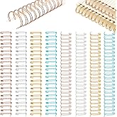 Chengu 24 Pcs Binding Coils Binding Wires, 1 Inch, Fresh Colors | Twin Loop Double Ring Coils for Document Notebook File A5 Binder, Wire Spines for Office School Supplies Make Book, Calendar