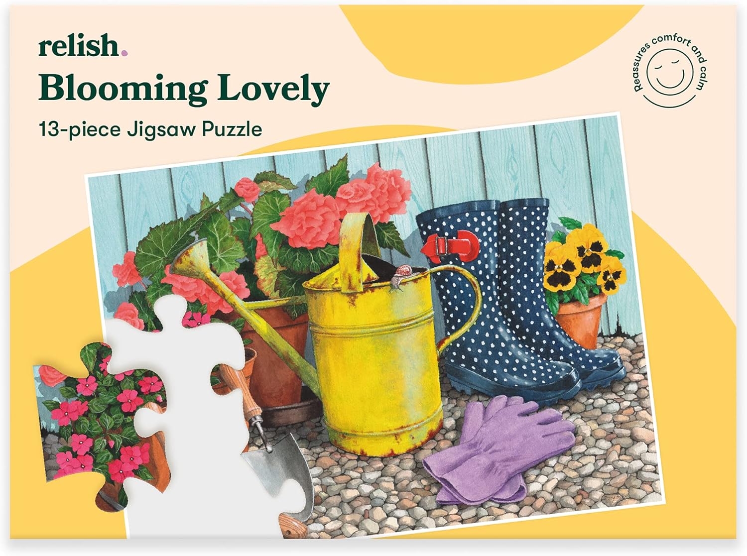 Relish - Dementia Jigsaw Puzzles for Adults - 13 Piece Blooming Lovely Puzzle - Activities & Gifts for Elderly People with Alzheimer's