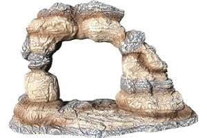 majoywoo Delicate Arch Trail Scape for Reptile Decor Aquarium Decor, Reptile Tank & Fish Tank Accessories, Great for Bearded Dragon, Gecko, Tortoise, and Fish