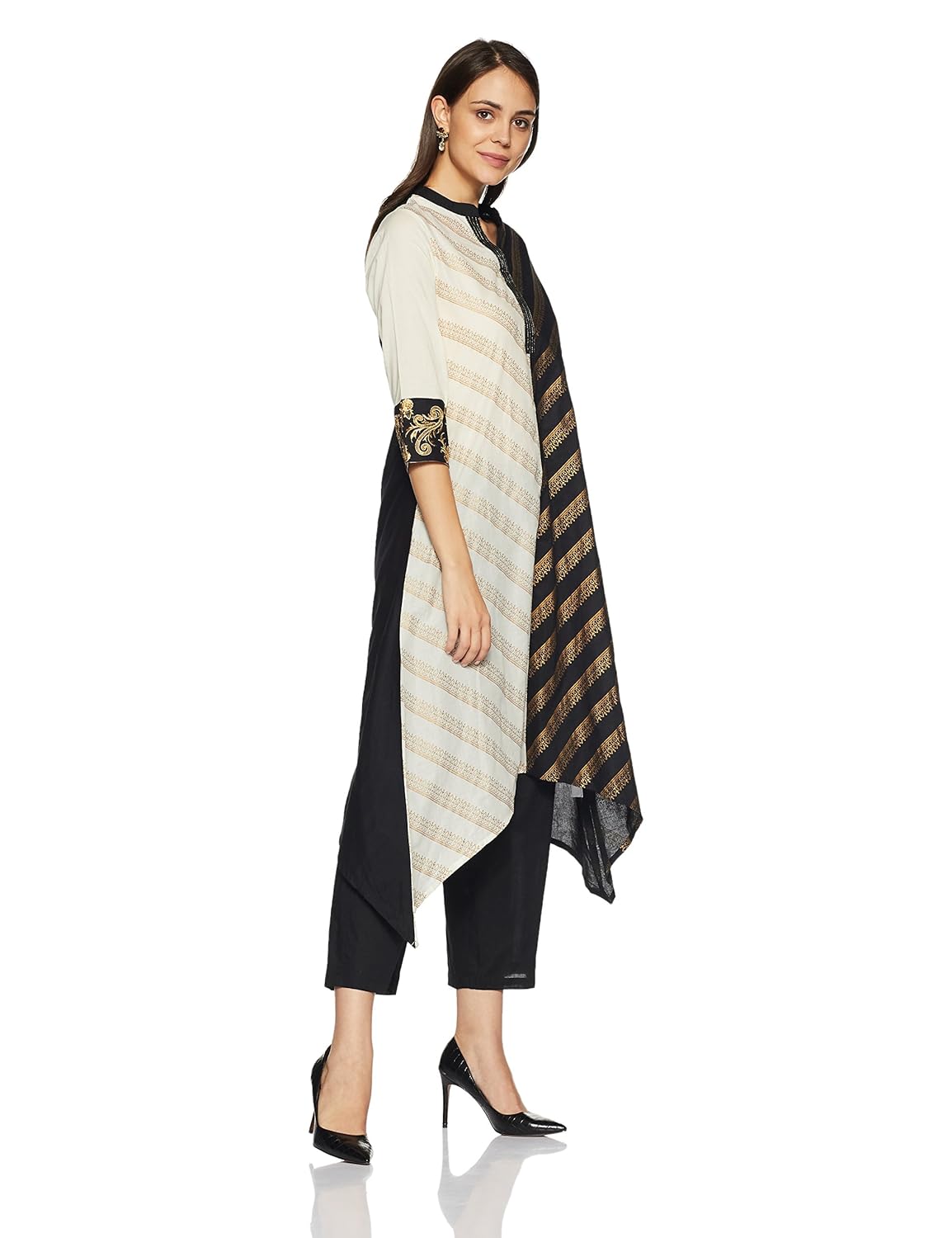 trishaa by pantaloons women's straight fit salwar suit